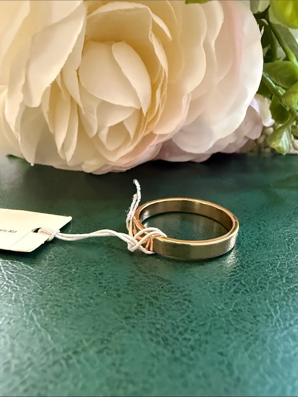 Classic Minimalist Gold Men's Band Ring